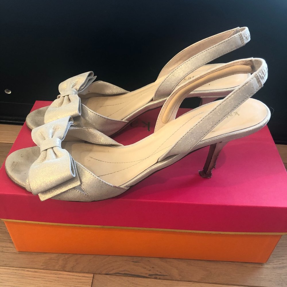 Kate Spade Satin Bow Sandals